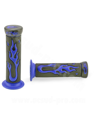 REVETEMENT POIGNEE TNT FLAMMING GEL BLEU (LA PAIRE)