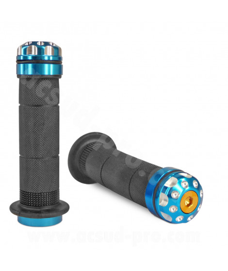 REVETEMENT POIGNEE TNT ULTIMATE NOIR / BLEU (LA PAIRE)