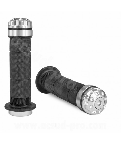 REVETEMENT POIGNEE TNT ULTIMATE NOIR / CHROME (LA PAIRE)