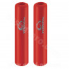 REVETEMENT POIGNEE TOKEN MOUSSE/GEL ROUGE (LA PAIRE)