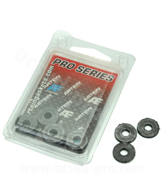 RONDELLE FIBRE RENFORCÉE ACIER M5 (5 x 15 x 2 mm) PRO-SERIES - Blister de 12 (fixation protection echappement)