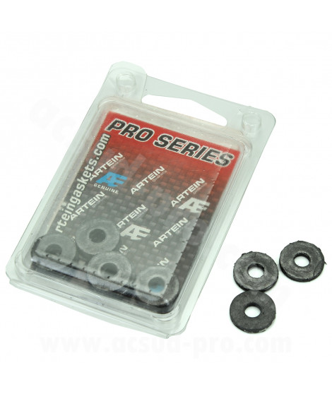 RONDELLE FIBRE RENFORCÉE ACIER M5 (5 x 15 x 2 mm) PRO-SERIES - Blister de 12 (fixation protection echappement)