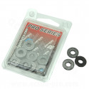 RONDELLE FIBRE RENFORCÉE ACIER M6 (6 x 15 x 2 mm) PRO-SERIES - Blister de 12 (fixation protection echappement)