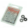 RONDELLE FIBRE RENFORCÉE ACIER M6 (6 x 15 x 2 mm) PRO-SERIES - Blister de 12 (fixation protection echappement)