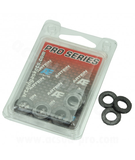 RONDELLE FIBRE  RENFORCÉE ACIER M8 (8 x 15 x 2 mm) PRO-SERIES - Blister de 12 (fixation protection echappement)