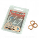 RONDELLES DE CUIVRE M10 PRO SERIES (10 x 16  x 1.50mm) - BOITE DE 10 (Made in Europe)
