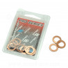 RONDELLES DE CUIVRE M10 PRO SERIES (10 x 16  x 1.50mm) - BOITE DE 10 (Made in Europe)