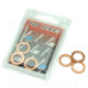 RONDELLES DE CUIVRE M12 PRO SERIES (12 x 18 x 1.50mm) - BOITE DE 10(Made in Europe)