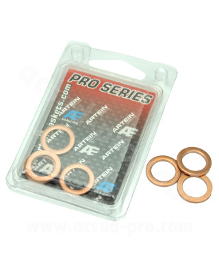 RONDELLES DE CUIVRE M12 PRO SERIES (12 x 18 x 1.50mm) - BOITE DE 10(Made in Europe)