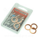 RONDELLES DE CUIVRE M14 PRO SERIES (14 x 20 x 1.50mm) - BOITE DE 6 (Made in Europe)