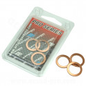 RONDELLES DE CUIVRE M14 PRO SERIES (14 x 20 x 1.50mm) - BOITE DE 6 (Made in Europe)