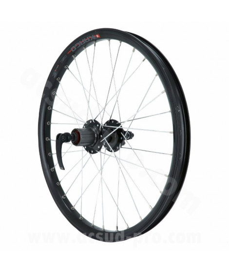 ROUE ARRIÈRE CARGO/E-BIKE VELO KARGO 20" - NOIR VELOX MTB Disc K7 9/10/11V