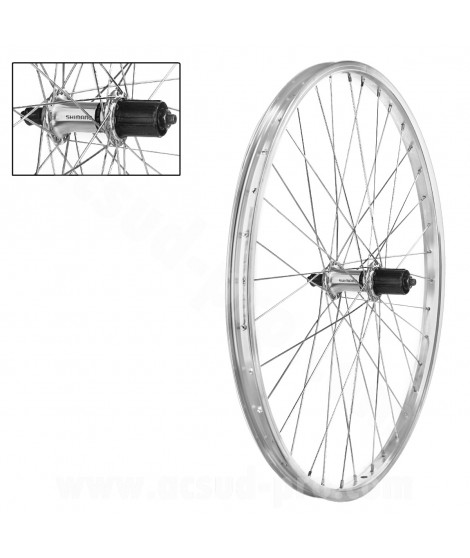 ROUE ARRIERE VELO 26" CASSETTE 8/9V. BLOCAGE
