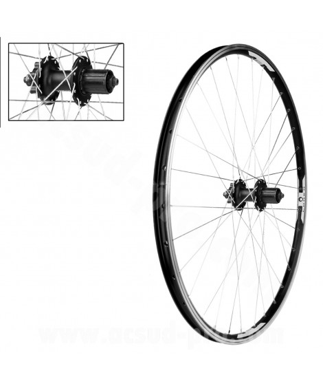 ROUE ARRIERE VELO 29" VELOX COMBO V-BRAKE / DISC ALU CASSETTE