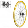 ROUE ARRIERE VELO 700C VELOX FIXIE JAUNE ALU MOYEU FLIP FLOP