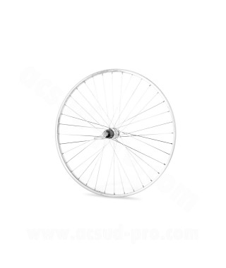 ROUE ARRIERE VELO 700x35 VTC 28" CASSETTE 8/9V. A BLOCAGE (ETRTO 19-622)
