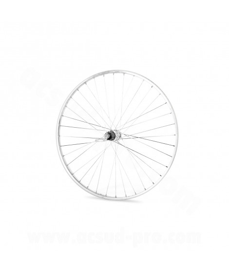 ROUE ARRIERE VELO 700x35 VTC 28" CASSETTE 8/9V. A BLOCAGE (ETRTO 19-622)