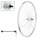 ROUE ARRIERE VELO 700x35 VTC 28" ROUE LIBRE A VISSER / A BLOCAGE 25mm (ETRTO 19-622)