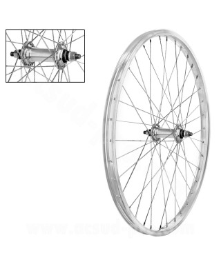 ROUE AVANT VELO 24" VTT AXE PLEIN