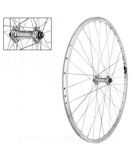 ROUE AVANT VELO 700C A BLOCAGE
