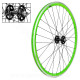 ROUE AVANT VELO 700C VELOX FIXIE VERTE ALU 30mm