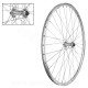 ROUE AVANT VELO 700x35 VTC 28" BLOCAGE JANTE ARGENT MACH1 ER10. MOYEU MICHE MAGNUM V-BRAKE 36 TROUS (ETRTO 19-622)