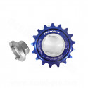 ROUE LIBRE 1V. MONOVITESSE 16 DENTS TOKEN BLEU