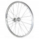 ROUE VTT 20" AV ANT ECROU AXE PLEIN JANTE ARGENT MACH1 M110. MOYEU ALU 28 RAYONS