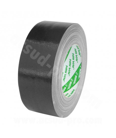 ROULEAU TOILE ADHESIVE 48 X 25mm NOIR