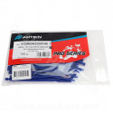 SACHET DE COLLIERS RISLAN  NYLON BLEU 3.5X140  (SACHET DE 100 PIECES)