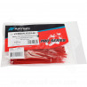 SACHET DE COLLIERS RISLAN  NYLON ROUGE 3.5X140  (SACHET DE 100 PIECES)