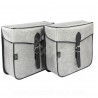 SACOCHE ARRIERE VELO SPORFABRIC S14 STYLE VINTAGE GRIS 30X30X11cm (LA PAIRE)