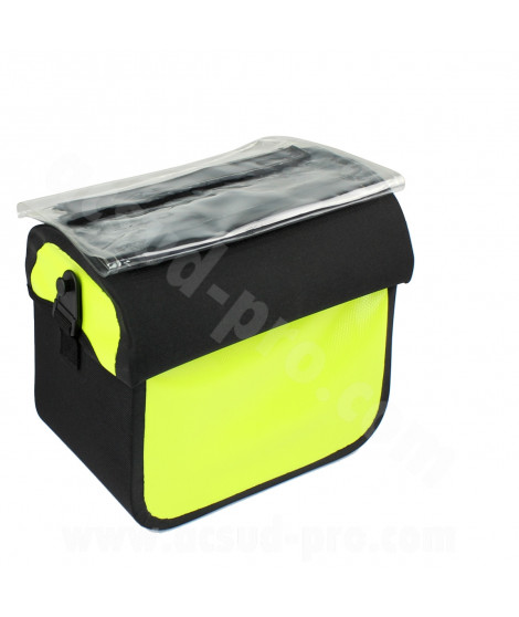 SACOCHE AVANT VELO AVEC PORTE CARTE ETANCHE SYSTEME CLIPS