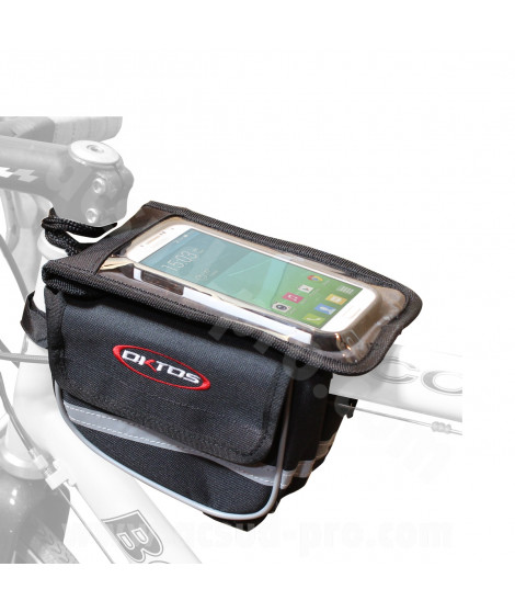 SACOCHE DE CADRE VELO AVEC HOUSSE TELEPHONE SMARTPHONE OKTOS