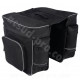 SACOCHE VELO DOUBLE ARRIERE TISSU 38L