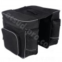 SACOCHE VELO DOUBLE ARRIERE TISSU 38L