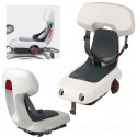 SIEGE ENFANT ARRIERE POLISPORT FIXATION SUR PORTE BAGAGE GUPPY JUNIOR BLANC