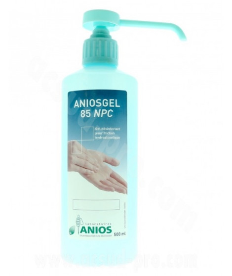 SOLUTION GEL HYDROALCOOLIQUES FLACON POMPE 500ml  (Fongicide-Bactericide-Virucide)