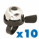 SONNETTE TIMBRE DIN-DON A LEVIER Ø38mm (LE LOT DE 10)