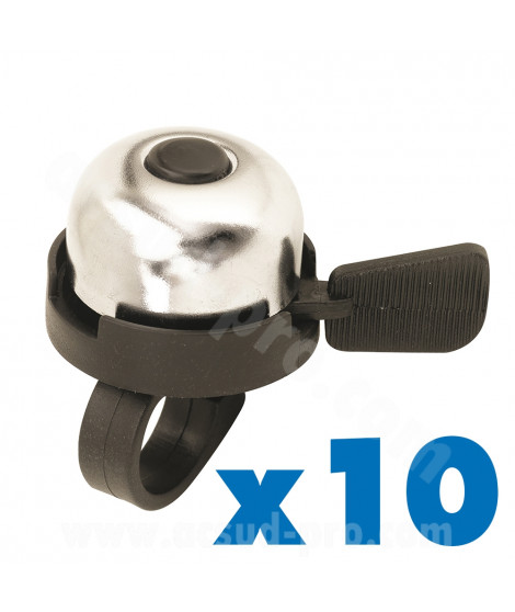 SONNETTE TIMBRE DIN-DON A LEVIER Ø38mm (LE LOT DE 10)