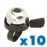 SONNETTE TIMBRE DIN-DON A LEVIER Ø38mm (LE LOT DE 10)