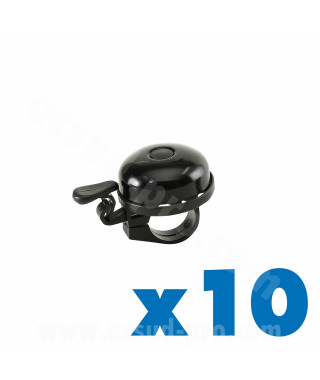 SONNETTE TIMBRE GONG NOIR Ø40mm (LE LOT DE 10)
