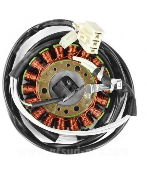 STATOR ALLUMAGE MAXISCOOTER ADAPT. YAMAHA TMAX 500 2008-2011 (18 POLES)  (OEM : 4B5-81410-0000)