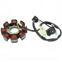 STATOR ALLUMAGE SCOOTER ADAPT. SYM JET4 / FIDDLE 2 / PEUGEOT TWEET / VIVACITY / SPEEDFIGHT 4T (OEM : 31120-AAA-A00)
