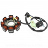 STATOR ALLUMAGE SCOOTER ADAPT. SYM JET4 / FIDDLE 2 / PEUGEOT TWEET / VIVACITY / SPEEDFIGHT 4T (OEM : 31120-AAA-A00)