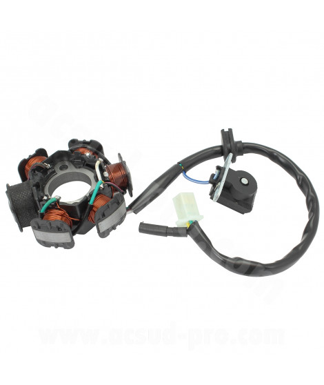 STATOR ALLUMAGE SCOOTER ADAPT. SYM MIO 50 4T 2005-2016 (OEM : 31120-A7E-000)