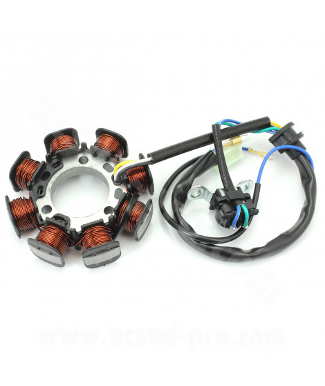 STATOR ALLUMAGE YAMAHA YBR 125 2004-2016/ XTR-X 2008-2012 (OEM : 3D9-H1410-01) MALAGUTI X3M 2008-2012