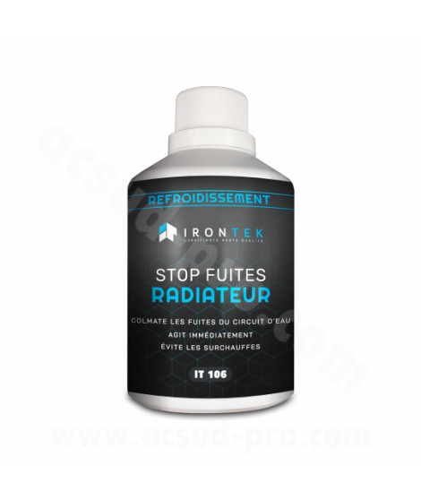 STOP FUITE RADIATEUR IRONTEK 300ml  ( MADE IN GERMANY )