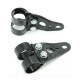 SUPPORT DE PHARE CYCLO Ø26/28 NOIR PEUGEOT 103 SP SPX / MBK 51 (LA PAIRE)