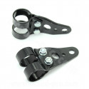 SUPPORT DE PHARE CYCLO Ø26/28 NOIR PEUGEOT 103 SP SPX / MBK 51 (LA PAIRE)